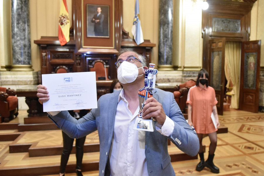 María Pita acoge la entrega de  la 80 edición del Pérez Lugín en el Día de la Libertad de Prensa