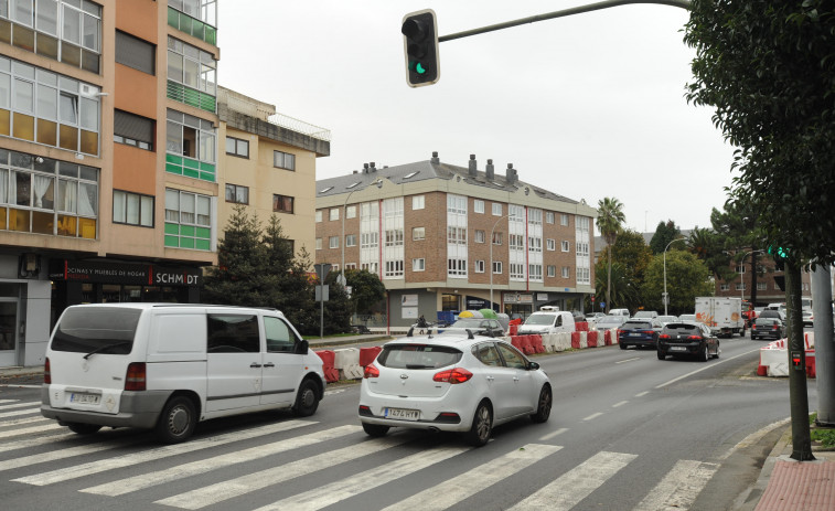 La N-VI pierde desde hoy un carril debido a las obras en la red de abastecimiento de agua