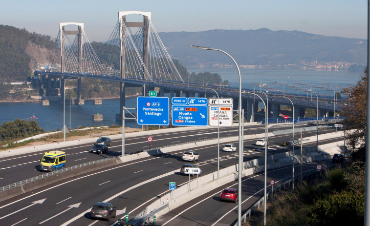 El cambio de una junta de dilatación puede ocasionar atascos en el puente de Rande este fin de semana