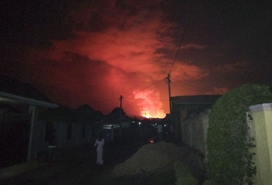 La erupción del volcán Nyiragongo causa el pánico en la República Democrática del Congo