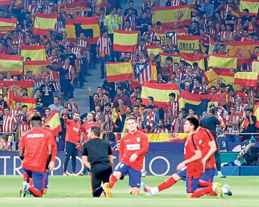 La españolidad llega a los campos de fútbol