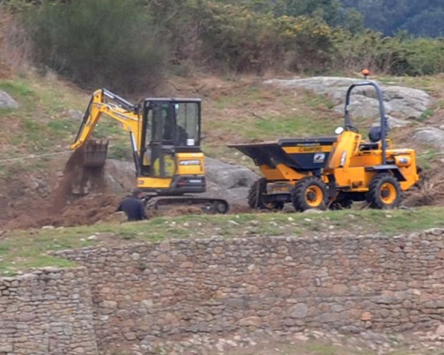 La delicada búsqueda arqueológica en el castro de Elviña