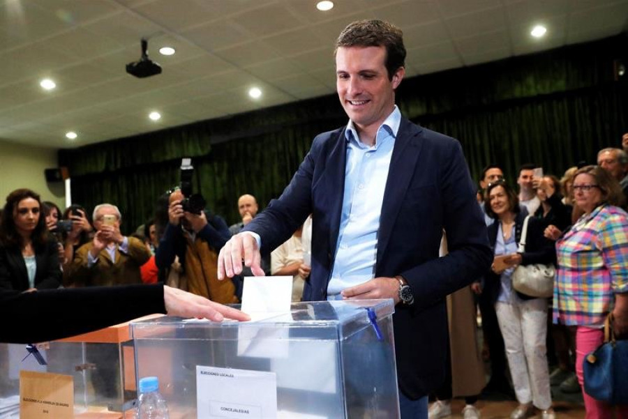 Casado afirma que las elecciones son un "contrapeso" a las generales