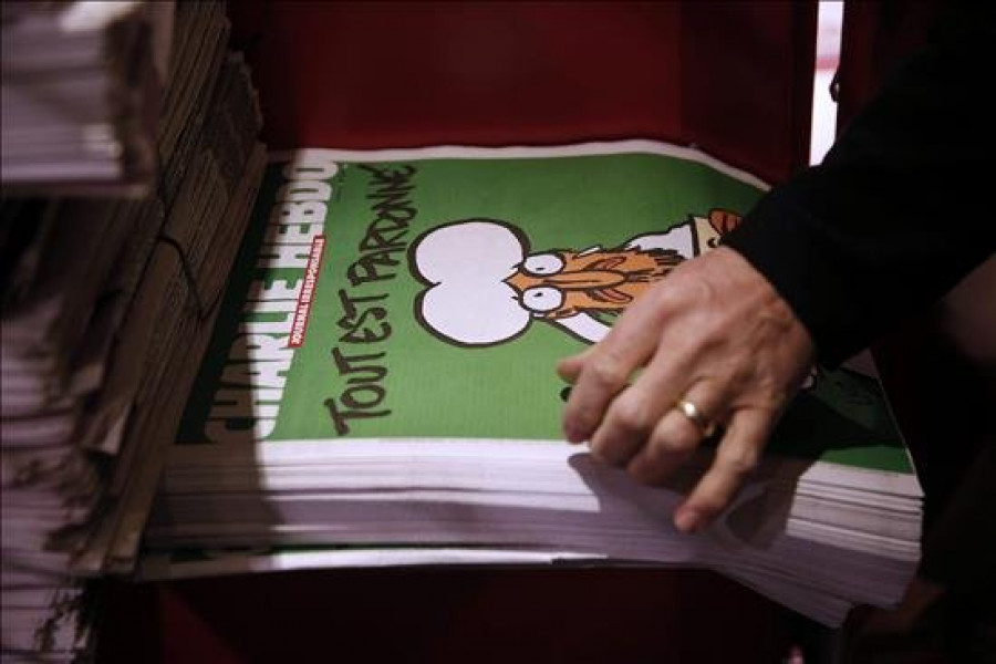 "Charlie Hebdo" se agota nada más llegar a los quioscos franceses