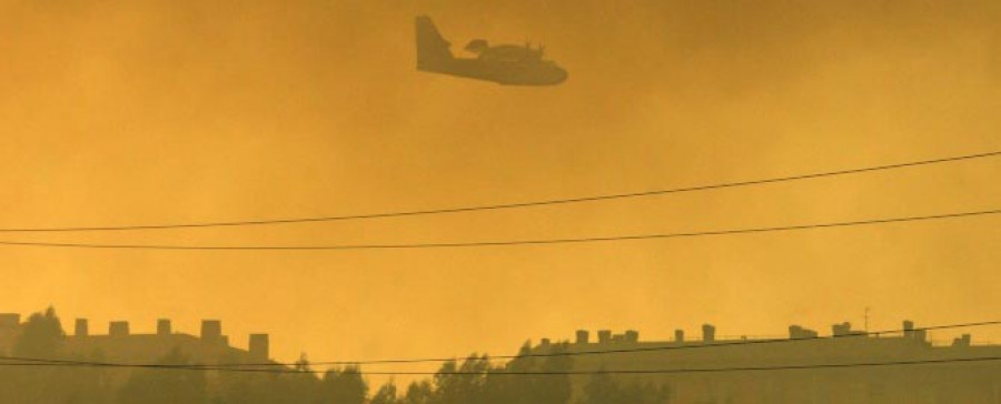 Controlado el incendio forestal del monte de Mesoiro que quemó más de 20 hectáreas
