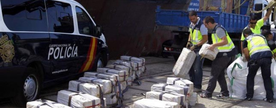 Ingresan en prisión los cuatro detenidos en Galicia por el alijo de 3.000 kilos de cocaína