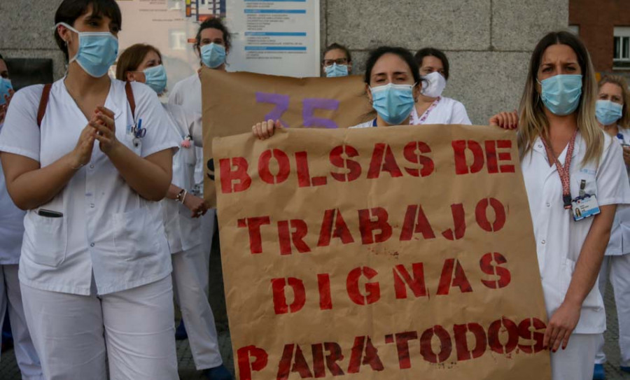 Los sanitarios españoles querrían ser franceses