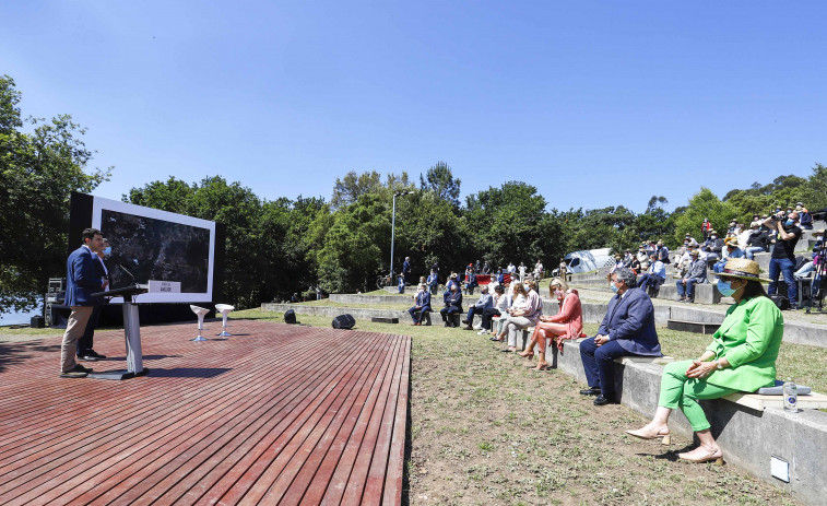 Nace el Parque da Amizade, donde el Miño pierde las fronteras