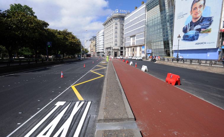 La zona de taxis toma forma en los nuevos Cantones