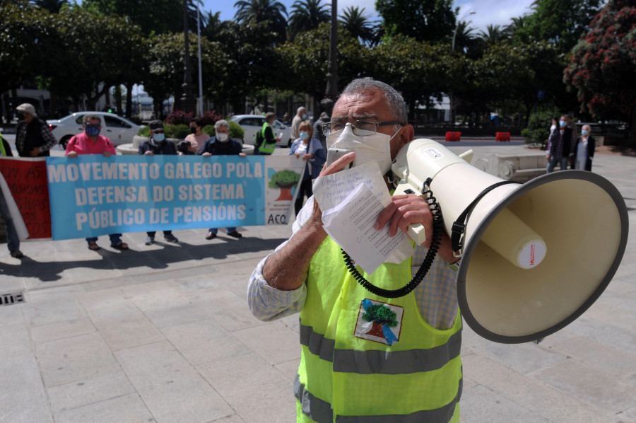 Los pensionistas se movilizaron en el Obelisco contra el Pacto de Toledo y la “privatización”