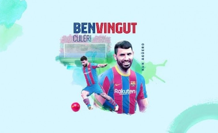 Sergio Agüero ficha por el Barça hasta 2023