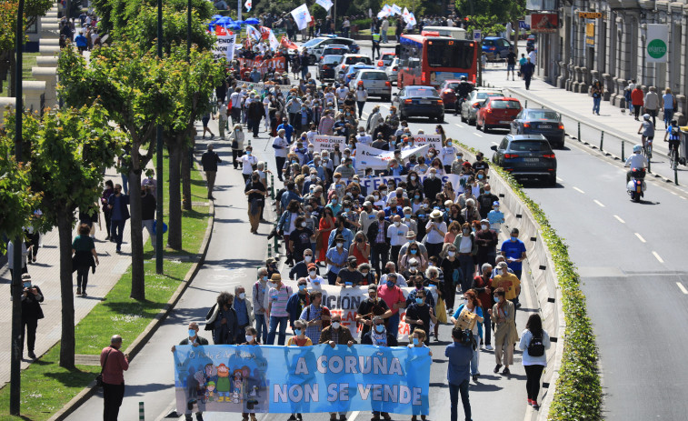 La alcaldesa de A Coruña lamenta la manifestación 