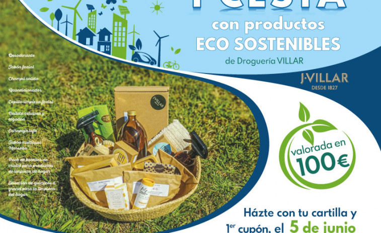 El lector Christian López gana la cesta de productos eco sostenibles en el sorteo de El Ideal Gallego