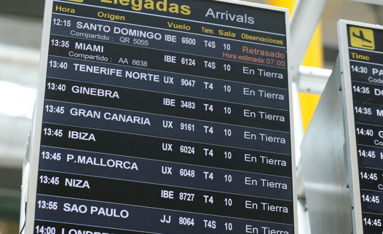 A Madrid el virus llega en avión