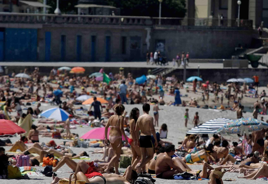 Una playa que está a la última