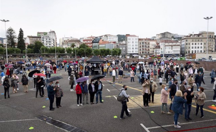 Bajan ligeramente a 1.269 los casos activos de Covid en Galicia y los pacientes ingresados bajan a 49