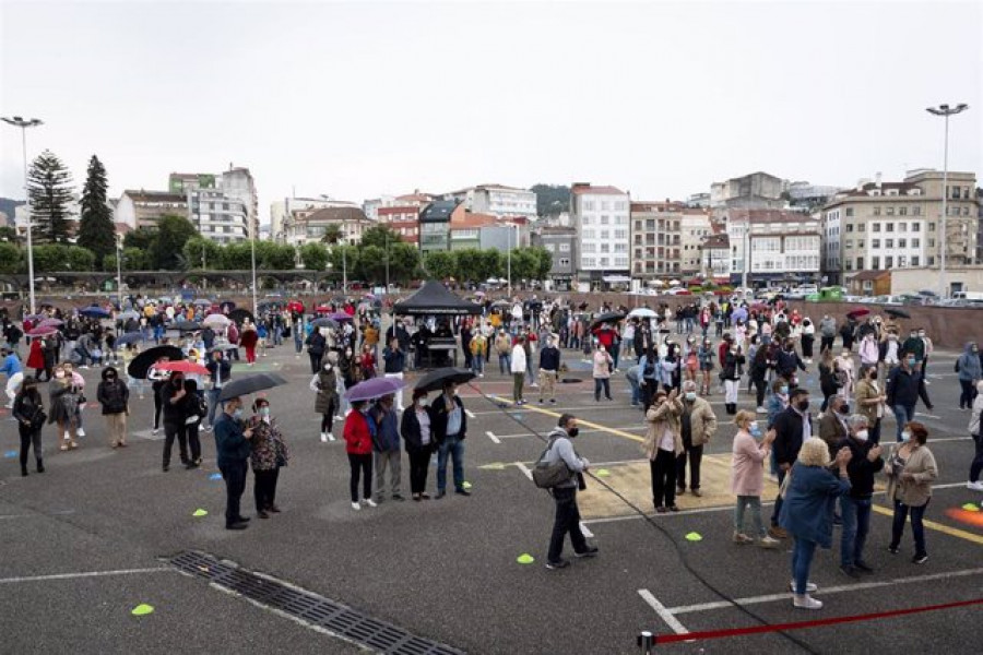 Bajan ligeramente a 1.269 los casos activos de Covid en Galicia y los pacientes ingresados bajan a 49