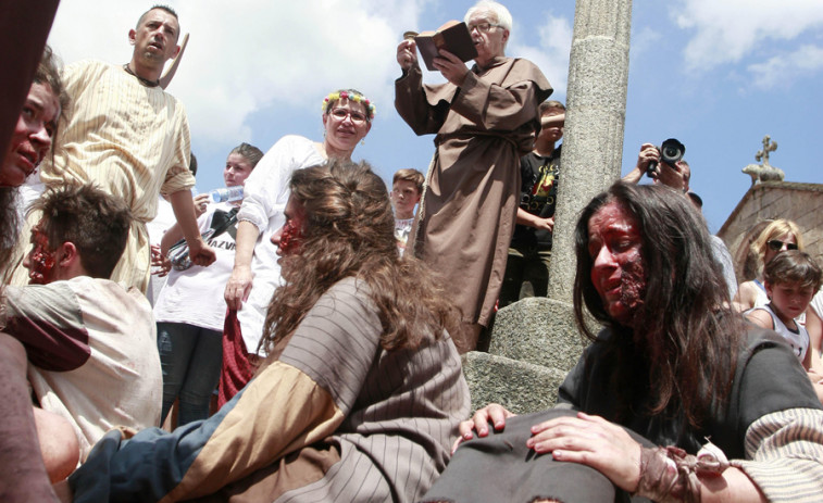 Betanzos presenta una feria medieval “reducida” con actos y recreaciones por la localidad