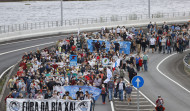 Mil personas exigen la salida de Ence de la Ría de Pontevedra