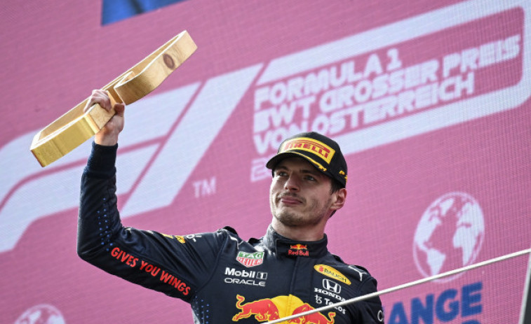 Verstappen culmina su doblete en Austria y Sainz termina quinto