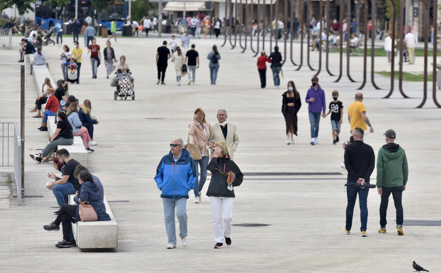 El distrito centro acogió en junio hasta un 10% más de personas que en enero