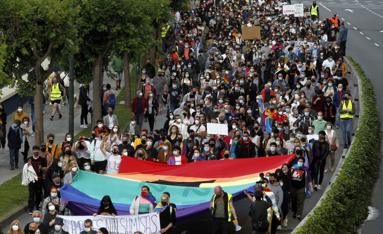 Contra el odio, A Coruña no muestra indiferencia: la ciudad pide justicia por Samuel