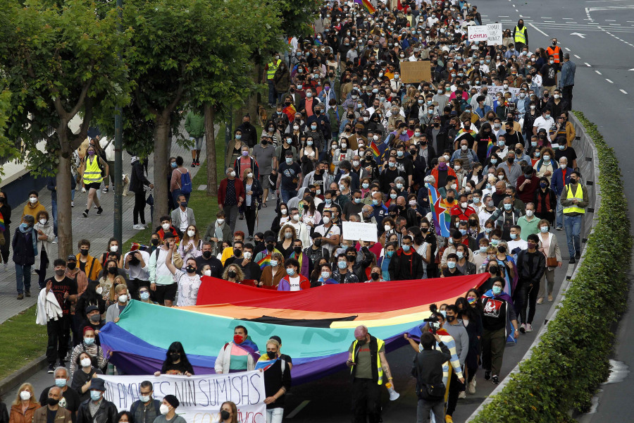 Contra el odio, A Coruña no muestra indiferencia: la ciudad pide justicia por Samuel