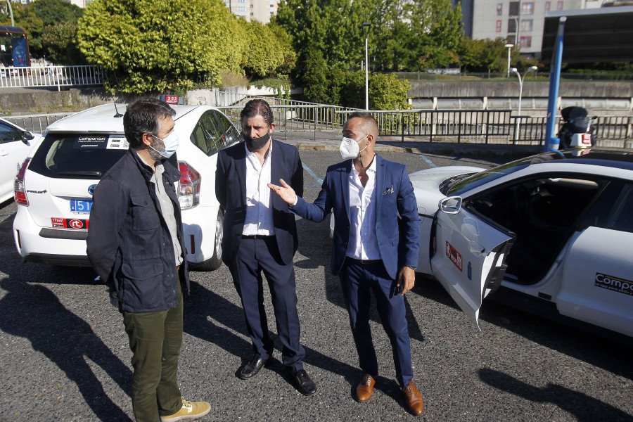 A Coruña estrena los taxis para compartir