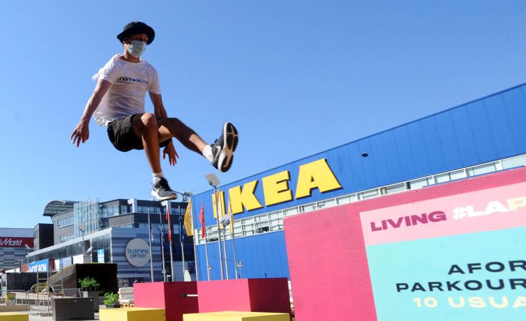 Parkour, break y grafiti protagonizan la semana en Marineda City