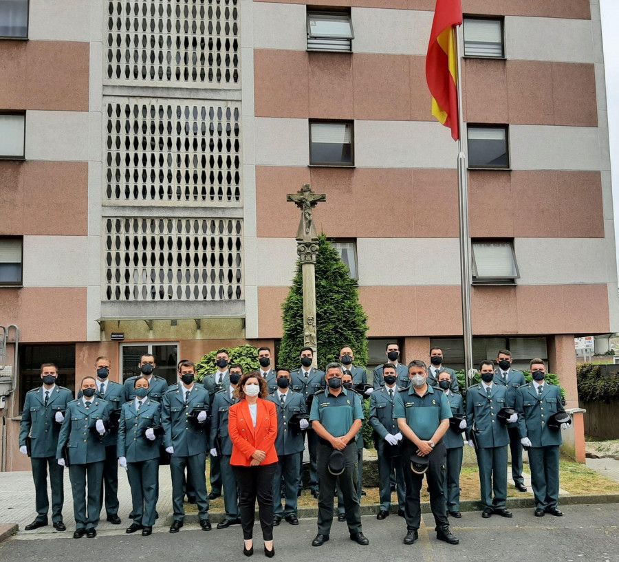 La Guardia Civil de A Coruña da la bienvenida a 24 agentes en prácticas