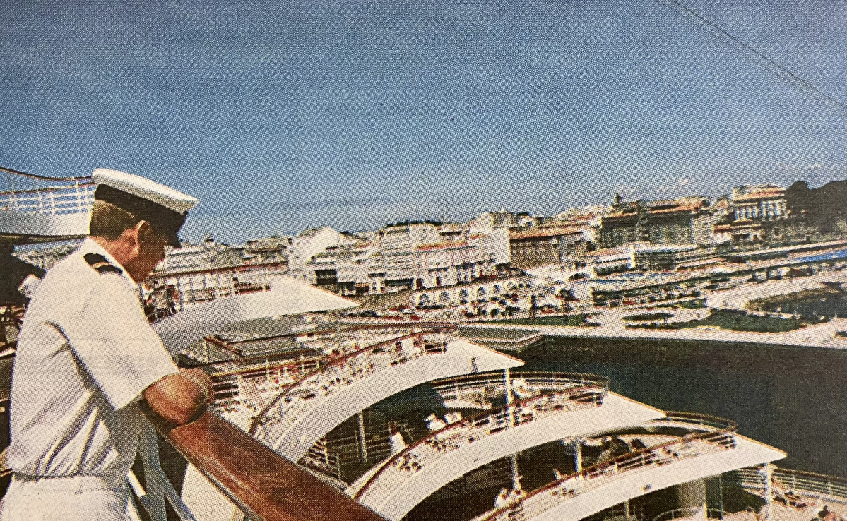 El Oriana, en el puerto coruu00f1es en 1996