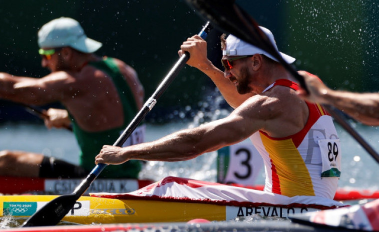 El betanceiro Carlos Arévalo acompañará a Craviotto en las semifinales de K1 200