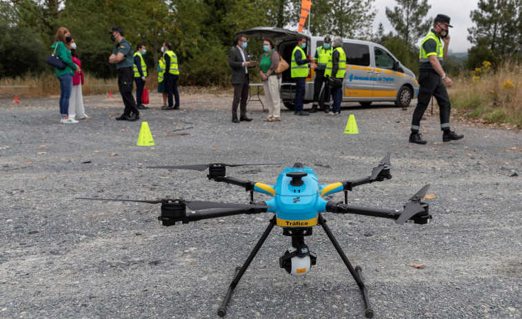 El dron de la DGT que vigilará las carreteras de A Coruña no controlará la velocidad