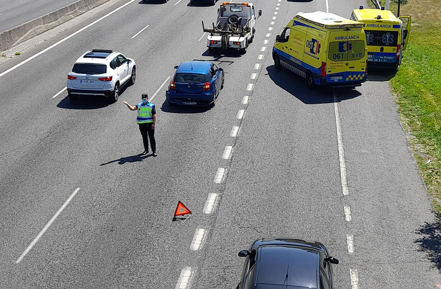 A Coruña vivió el día con más heridos por siniestro vial en lo que va de año