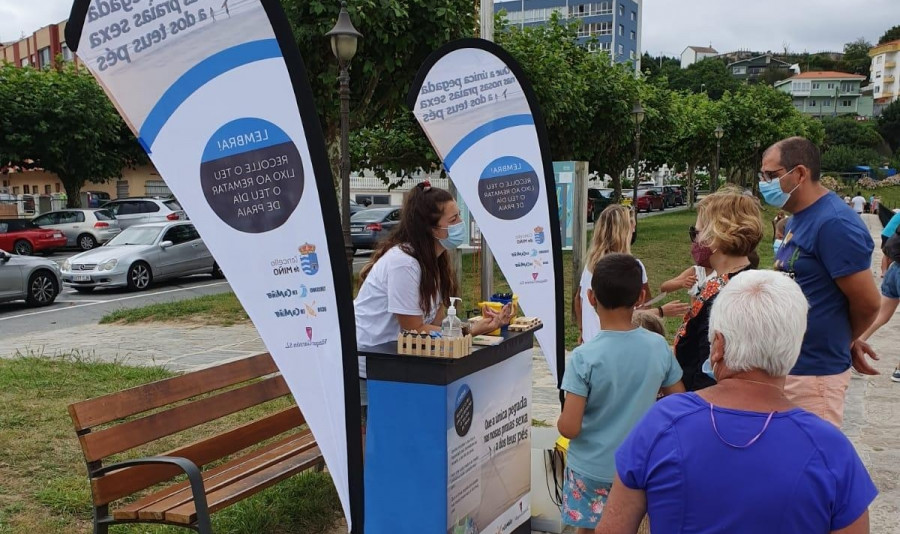 Miño instala puntos de información ambiental en Perbes y Playa Grande