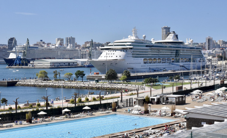 A Coruña recibirá 41 escalas de cruceros entre abril y mayo