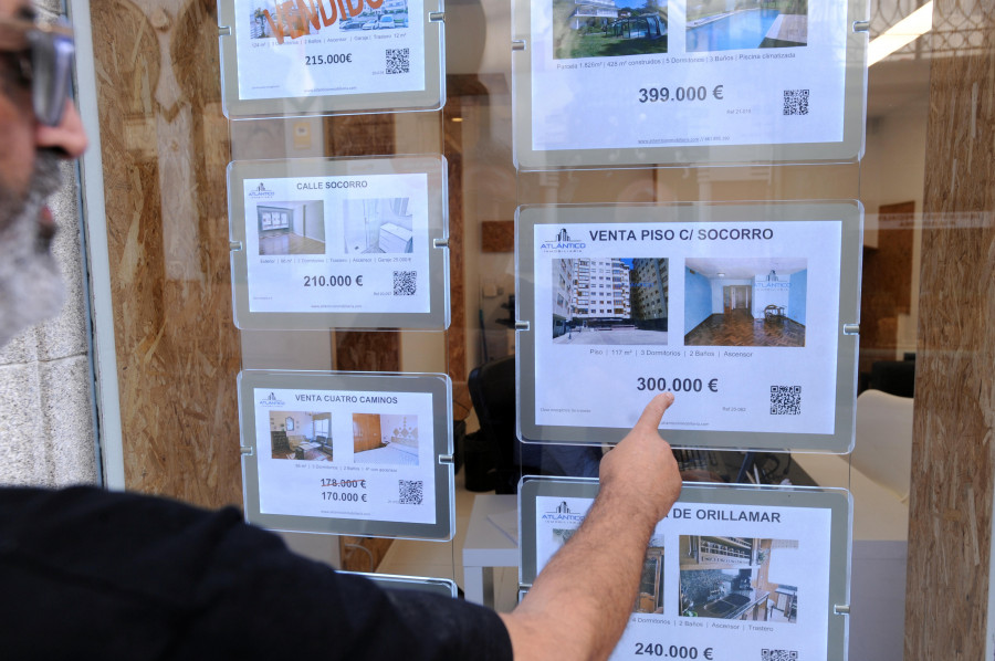 A Coruña y Vigo son las únicas ciudades con menos del 50% de viviendas libres de hipoteca