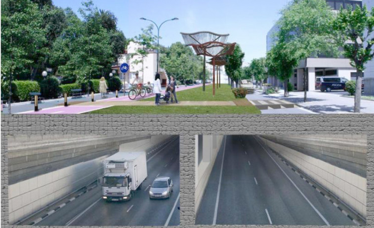 El plan de ordenación para los muelles  contemplará el soterramiento de al avenida del Puerto