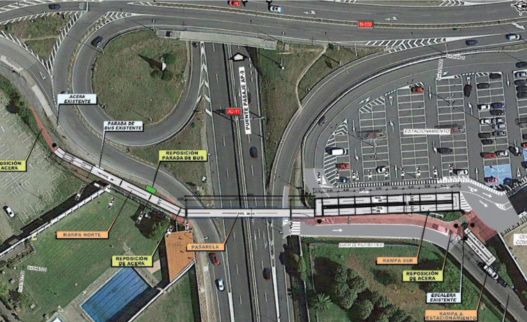 La obra de la pasarela de Pedralonga se iniciará en unas semanas y durará dos años
