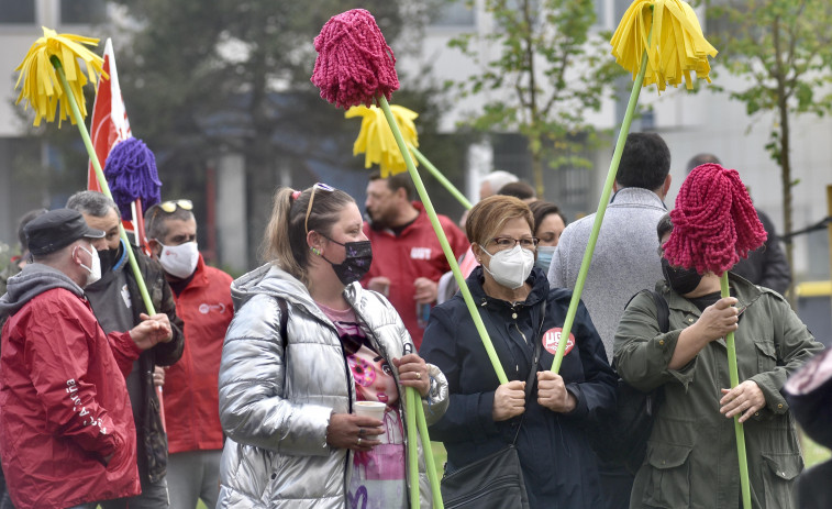 Las trabajadoras del sector de la limpieza votan hoy si aceptan el nuevo convenio