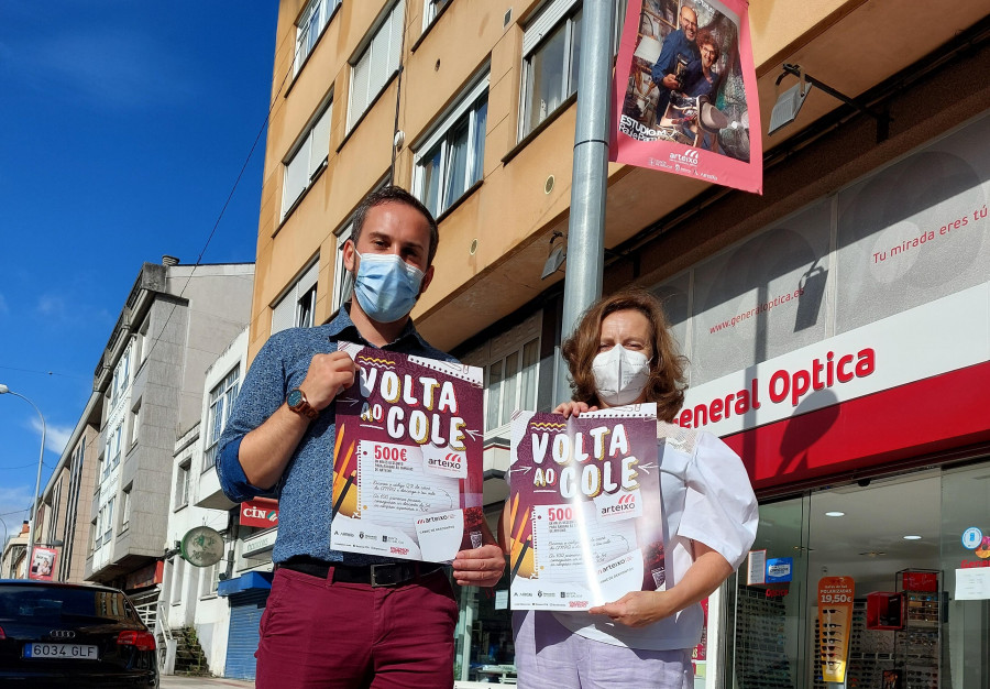 Arteixo CCA lanza una campaña de descuentos para intentar aliviar la “Vuelta al Cole 2021”