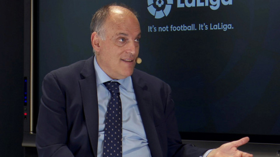 Tebas: "El Real Madrid ha sido el mejor a la hora de gestionar económicamente la pandemia y no hace trampas"