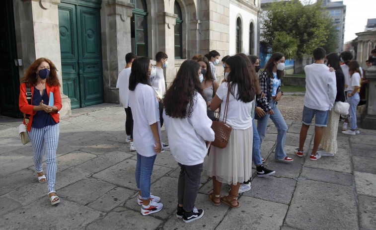 La prudencia y los protocolos covid repiten curso en el inicio del año en Secundaria