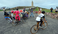 El Día de la Bicicleta permitirá recorrer 12 kilómetros del Paseo Marítimo de A Coruña el 22 de junio