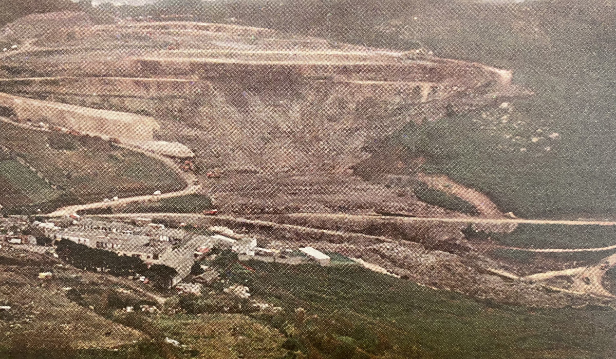 Derrumbe del vertedero de Bens