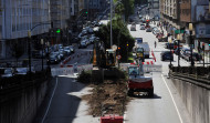 Una glorieta regulará el tráfico entre ronda de Nelle y avenida de Arteixo