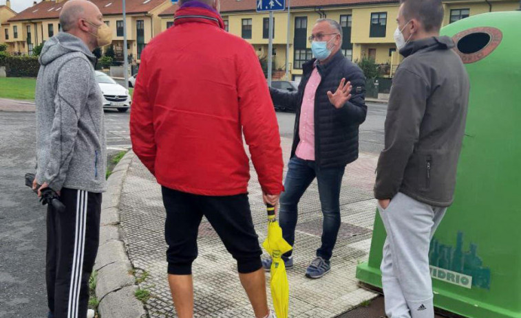 García Patiño reitera a la Xunta la necesidad de construir aceras en Castros do Bosque
