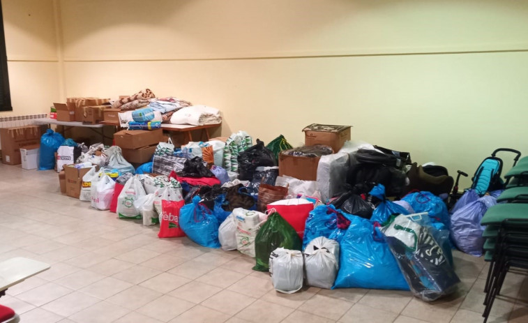 Culleredo reúne 1,5 toneladas de material en su recogida solidaria para afectados por el volcán de La Palma