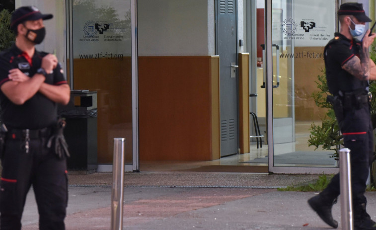 Detenido un joven de 21 años por un tiroteo en la facultad de Ciencias y Tecnología de Leioa