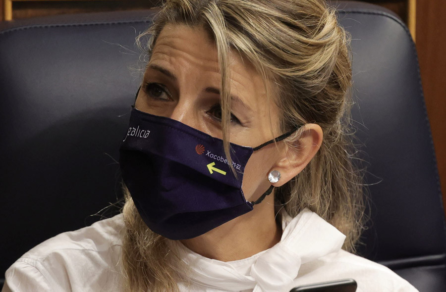 Yolanda Díaz se rodea de su familia